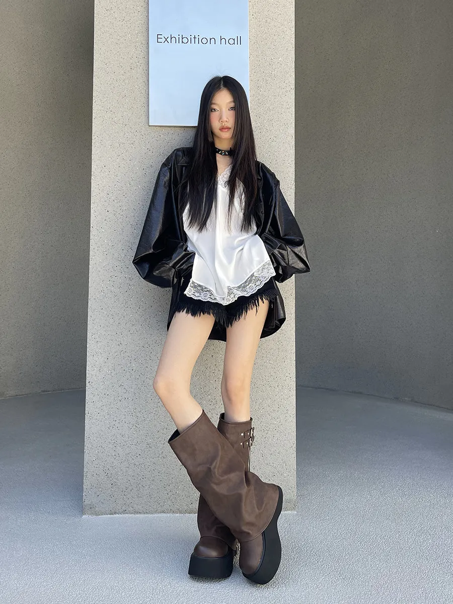 Heightening Platform Boots